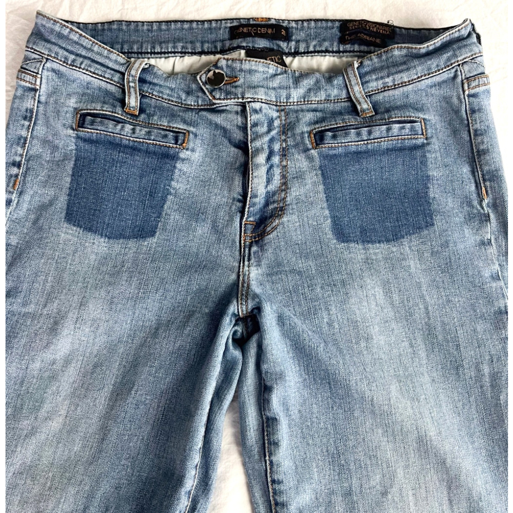 Genetic Denim Visionaries Nevena 'The Adriane' Wide Leg Flare Jeans Y2K Indie - Picture 3 of 11